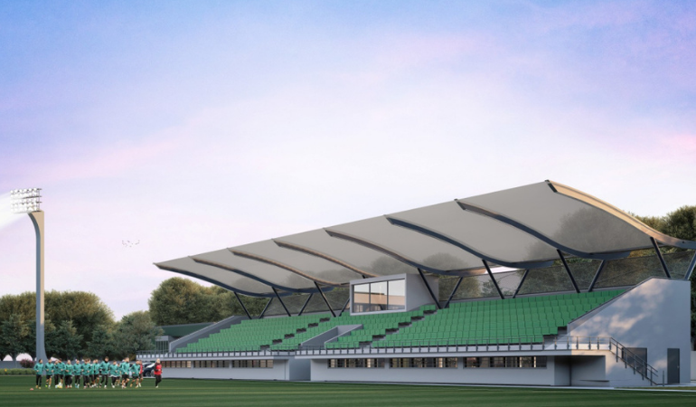 75 dönümlük dev tesiste ilk kazma vuruldu