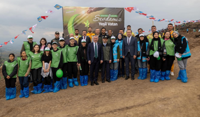 Karamürsel’de yanan bölge 3 bin fidanla yeniden yeşerecek