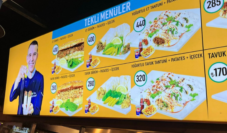 Menüde 280 TL yazıyordu, kasada fark çıktı!