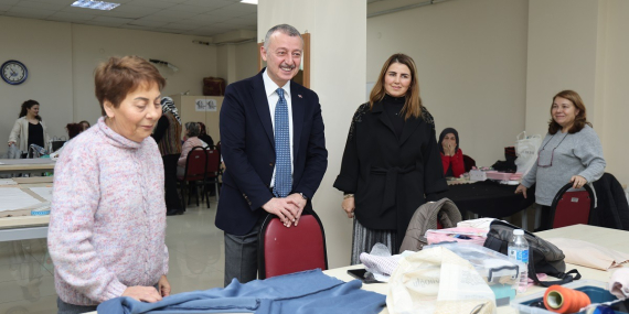 Başkan Büyükakın’dan KO-MEK’e ziyaret