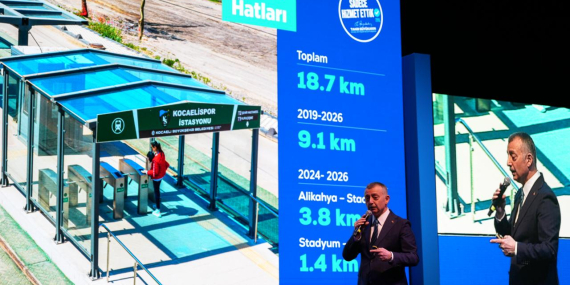 Başkan Büyükakın, şehrin geleceği metroyu anlattı